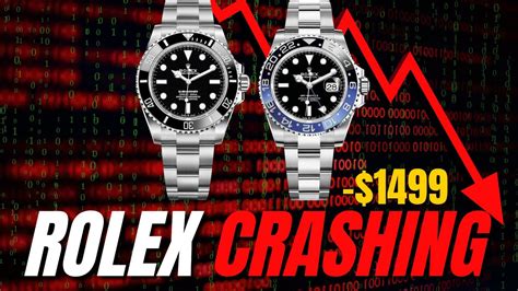 rolex stock market|rolex market crash.